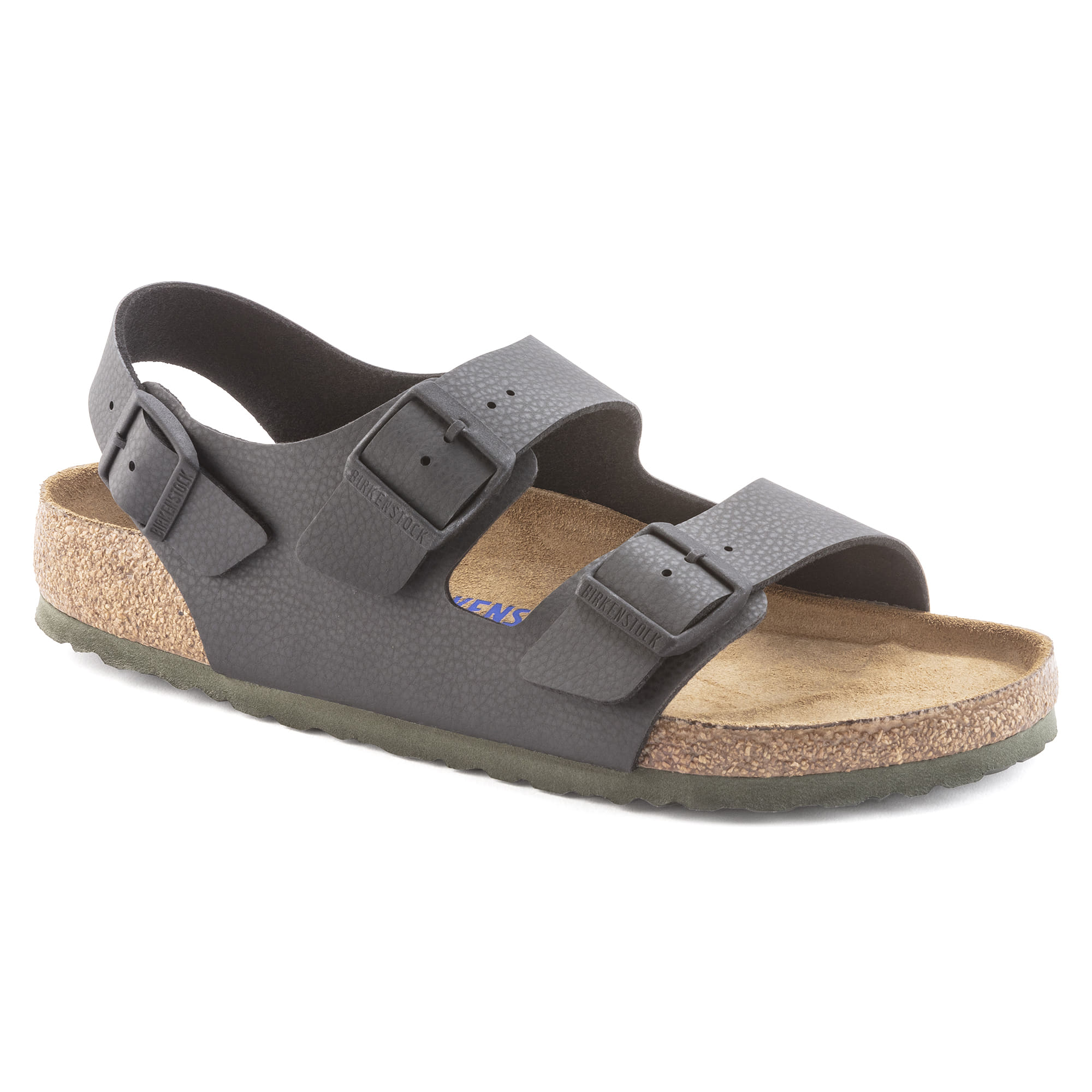 Black Buckle Strap Footbed Sandals In Wide E Fit & Extra Wide EEE Fit |  Yours Clothing